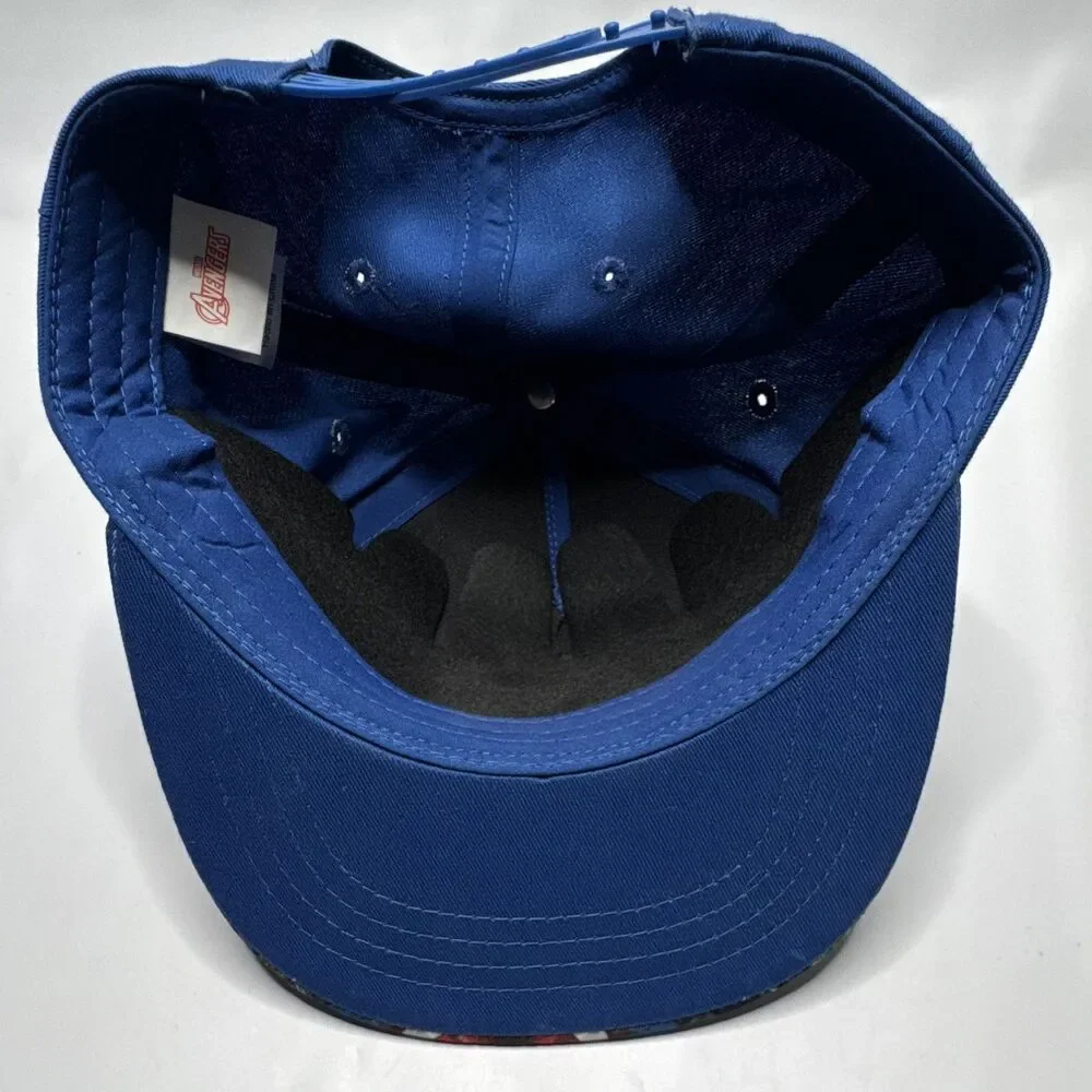Marvel Avengers Yourh Adjustable Baseball Cap One Size Blue Graphic